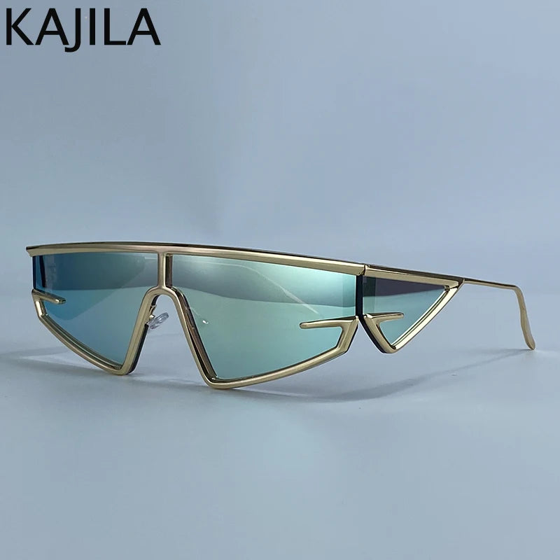 Lunettes de Soleil Shield Y2K Punk Steampunk Cyclisme UV400 Unisexe – CLEVI Paris