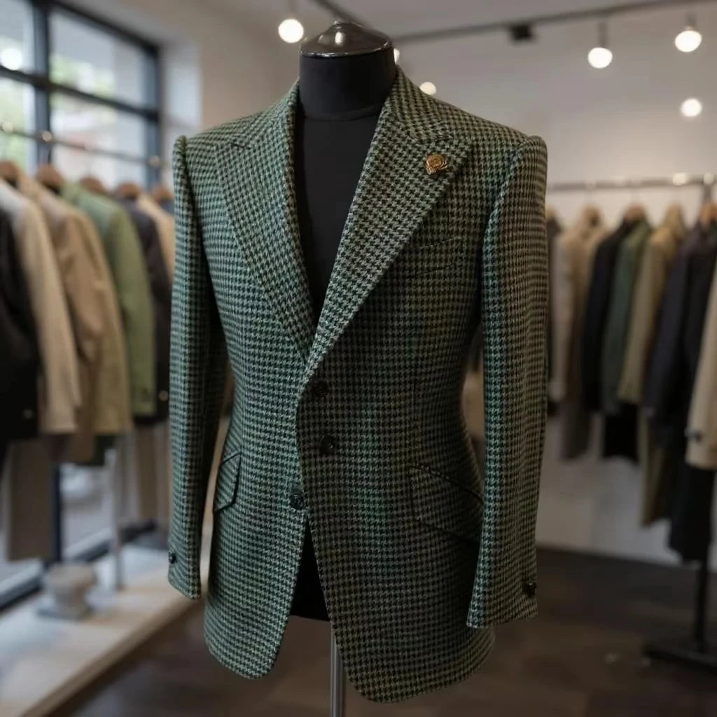 Blazer homme pied-de-poule – CLEVI Paris