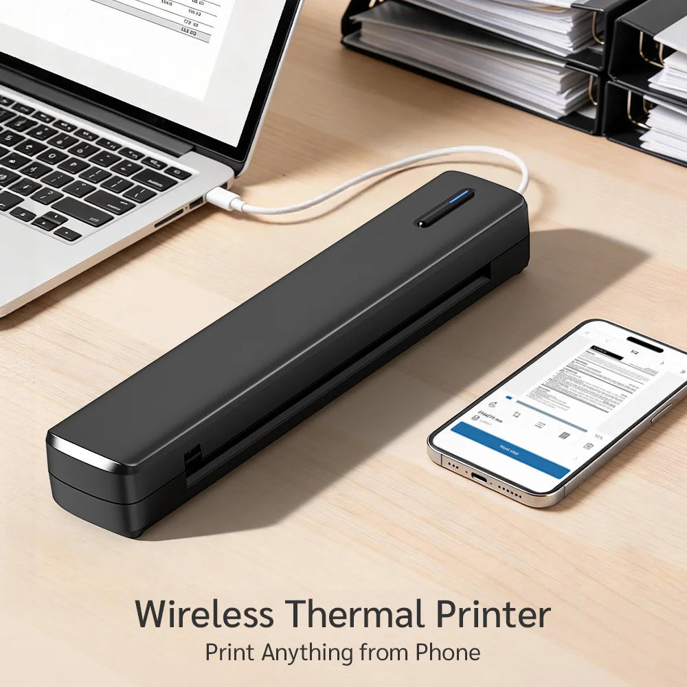 Imprimante thermique portable POLONO D810B – CLEVI Paris