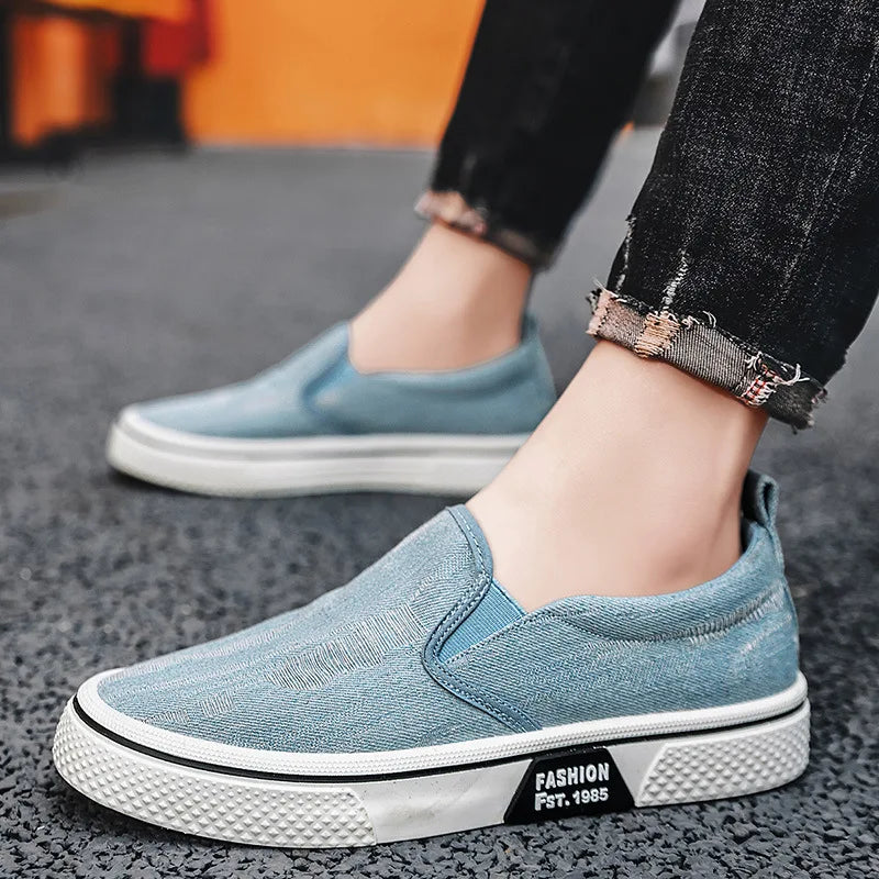 Mocassins homme en toile – CLEVI Paris