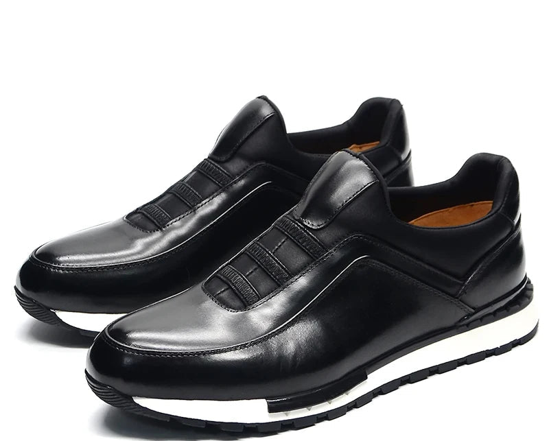 Sneakers Cuir Suède Homme – CLEVI Paris
