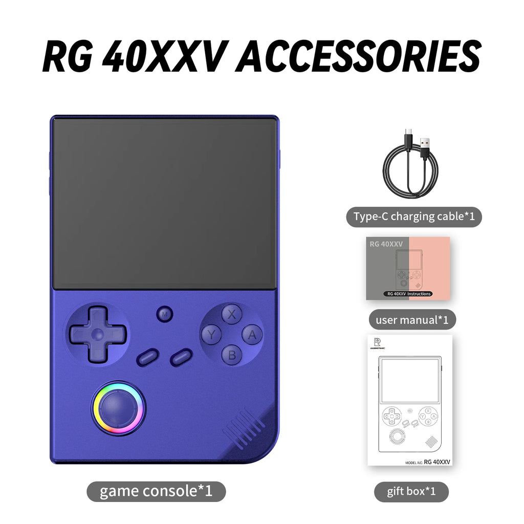 Console rétro ANBERNIC RG40XXV écran 4″ – CLEVI Paris