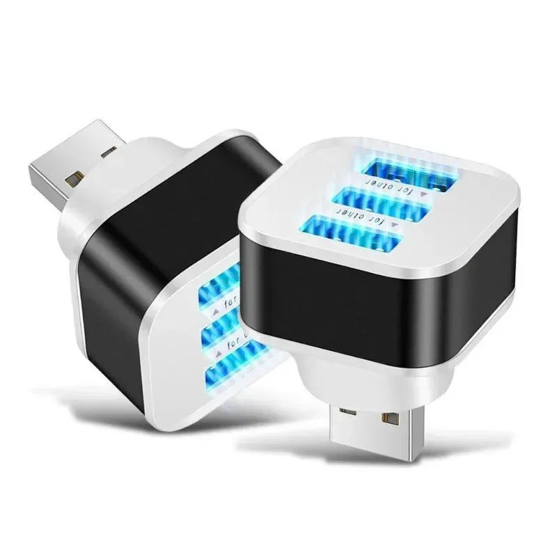 Hub USB 3 Ports Mini Portable – CLEVI Paris