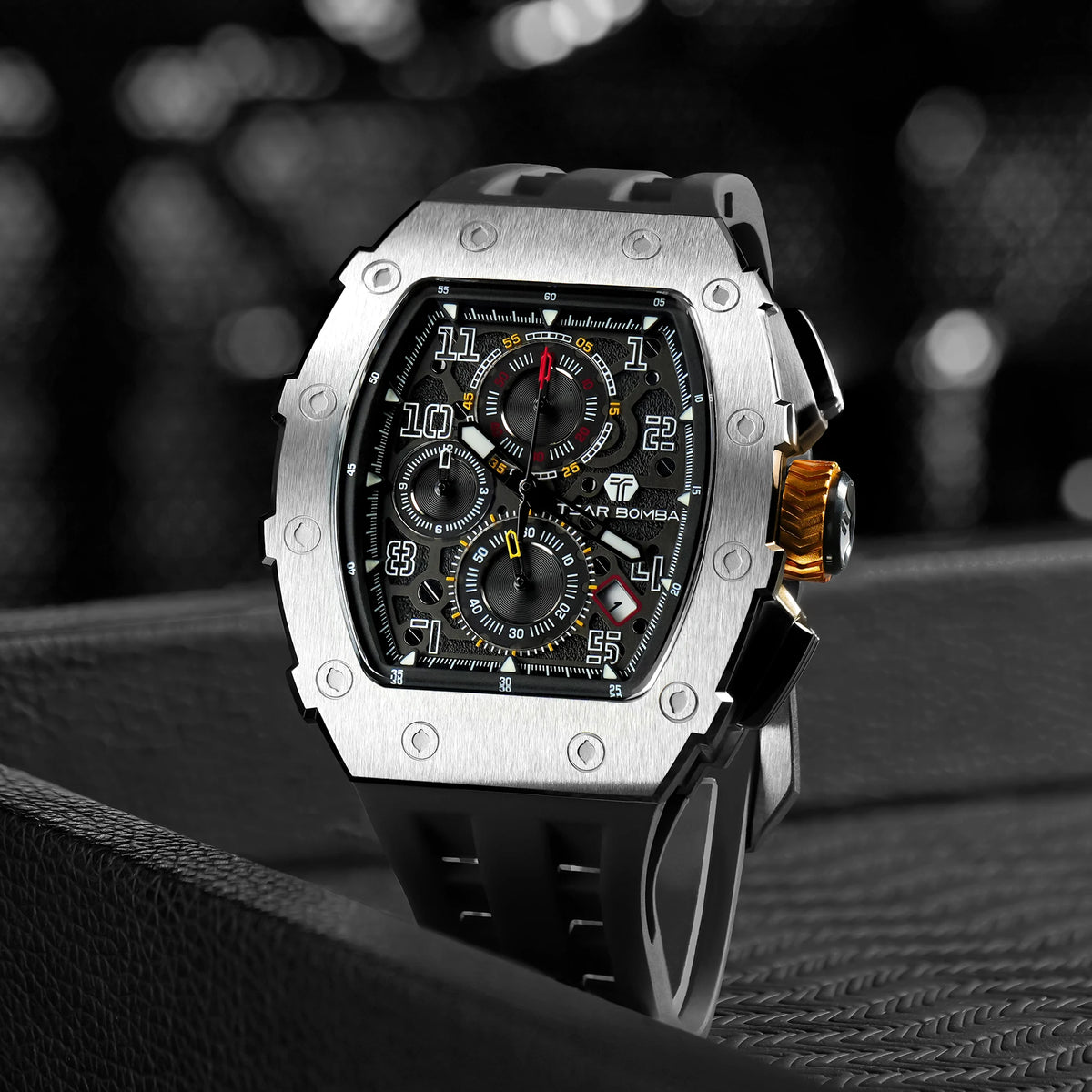 Montre chronographe TSAR BOMBA TB8204 – CLEVI Paris