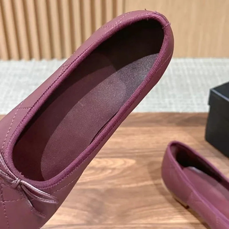 Mary Jane femme plates à bout pointu – CLEVI Paris