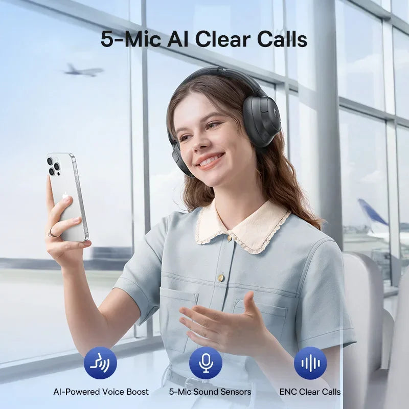Casque Baseus EH10 ANC -45dB LDAC Bluetooth 6.0 80h – CLEVI Paris
