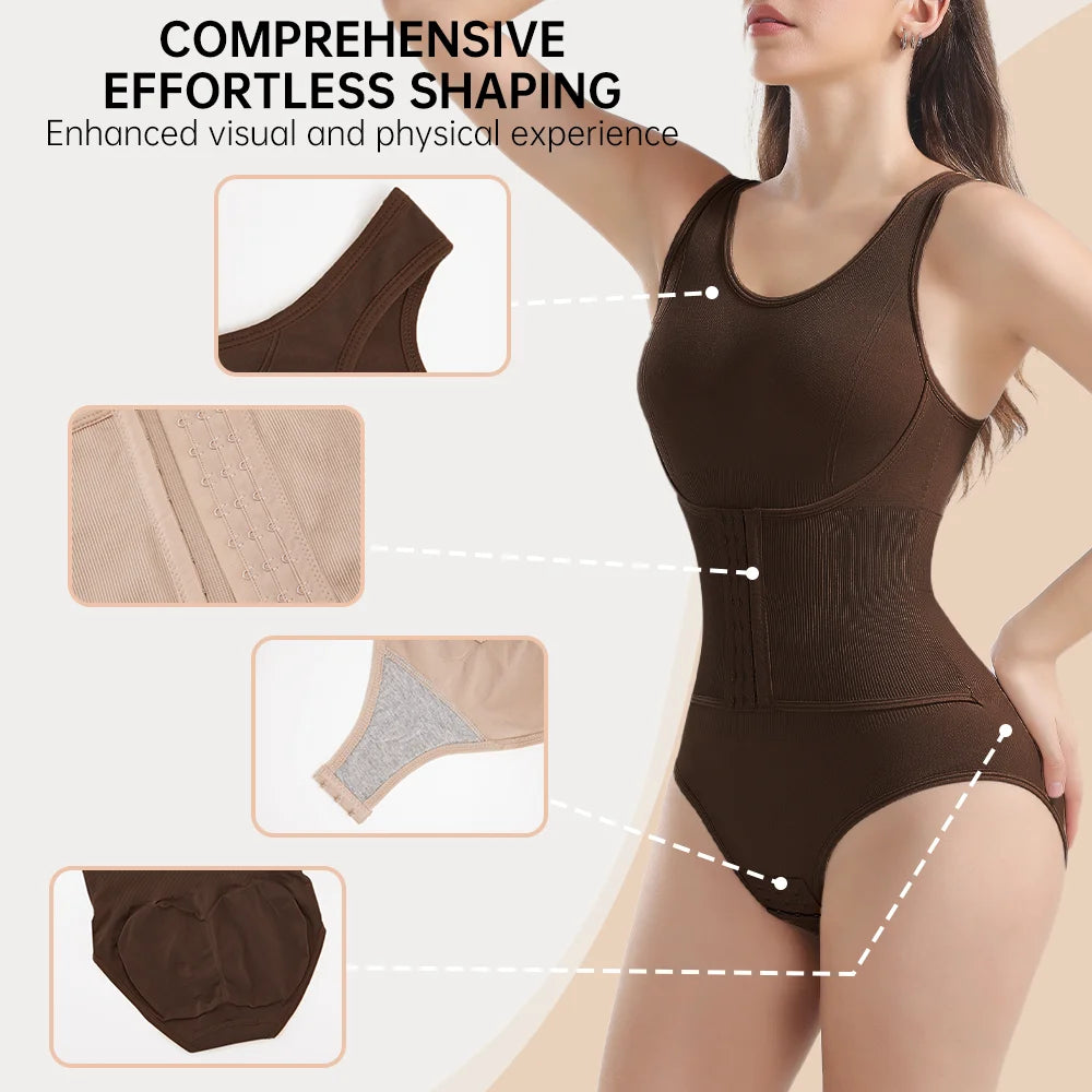 Bodysuit Gainant Corset Zip Femme – CLEVI Paris