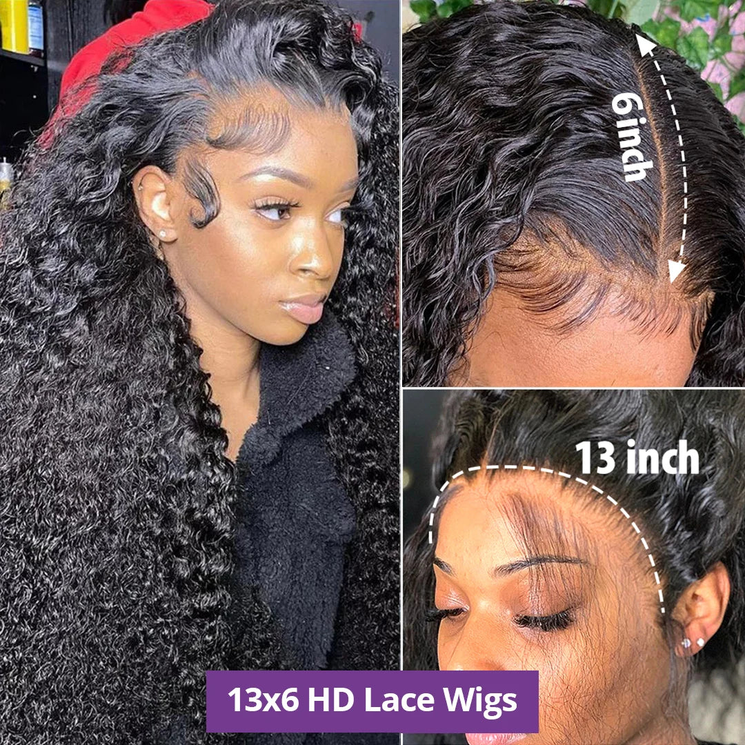 Perruque Deep Wave HD Lace 13x6 Remy Naturelle Femme – CLEVI Paris