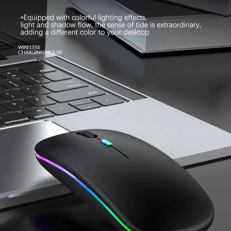 Souris Sans Fil PHONEPACE — Double Mode Bluetooth 5.2 & 2.4GHz, Silencieuse, LED, 1600 DPI | CLEVI Paris