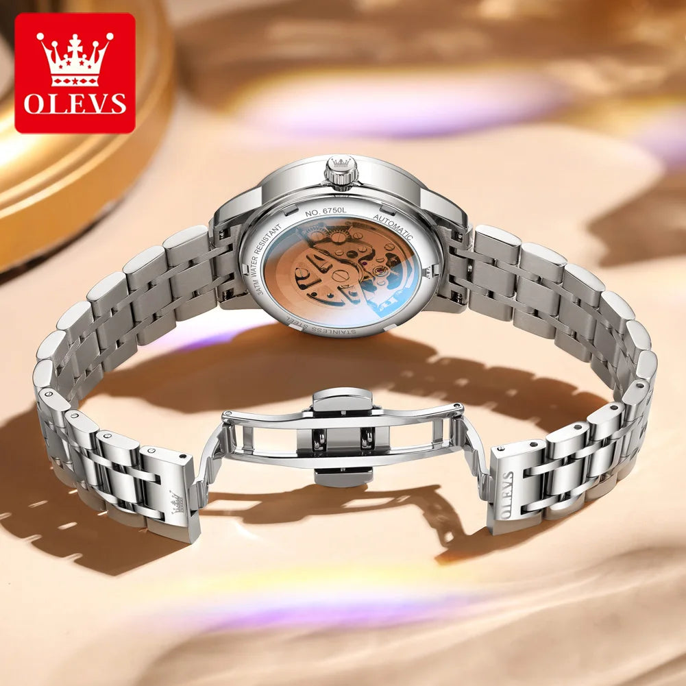 Montre automatique femme OLEVS 6750 – CLEVI Paris