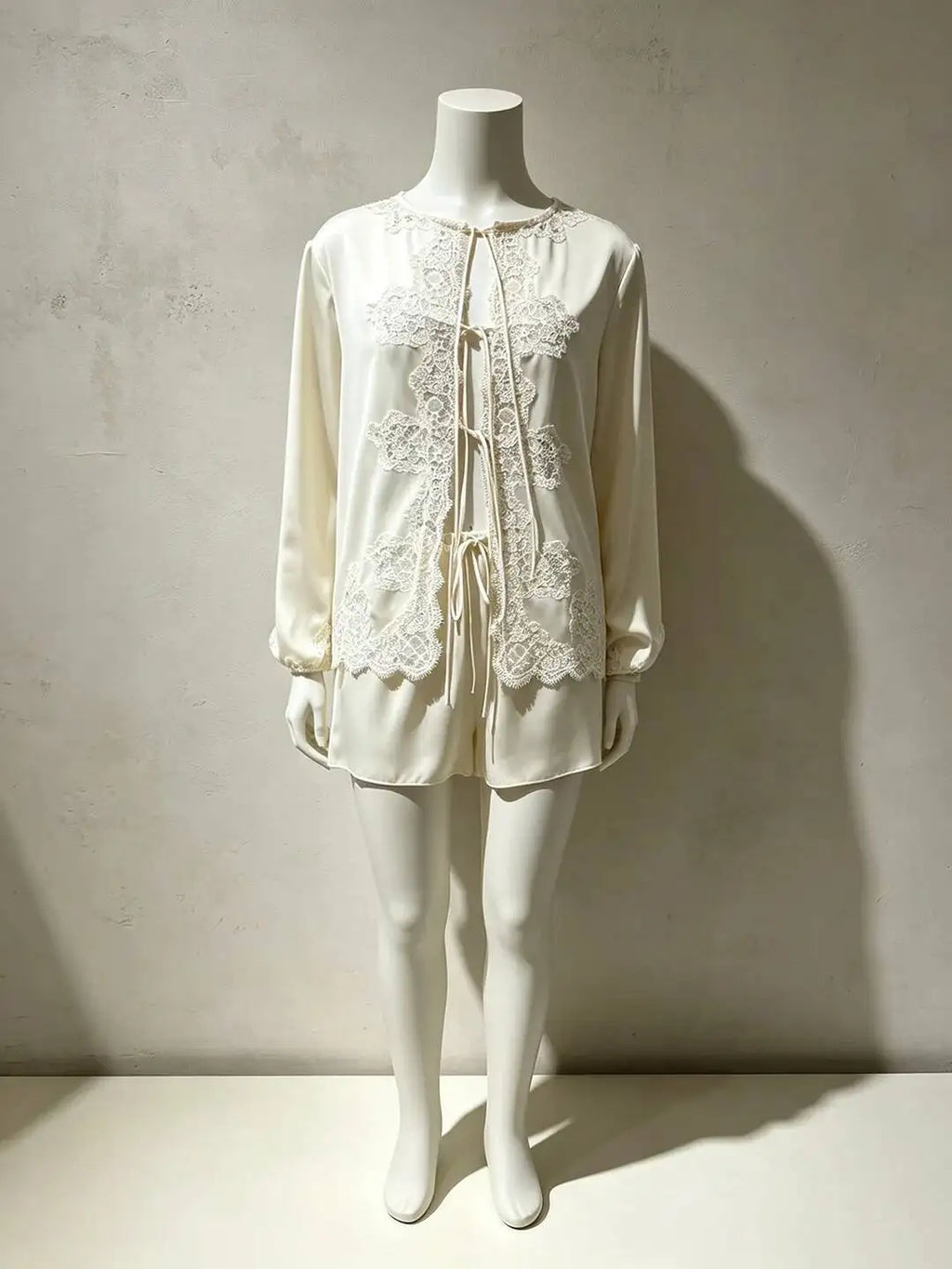 Ensemble 2 pièces femme haut satiné et short – CLEVI Paris
