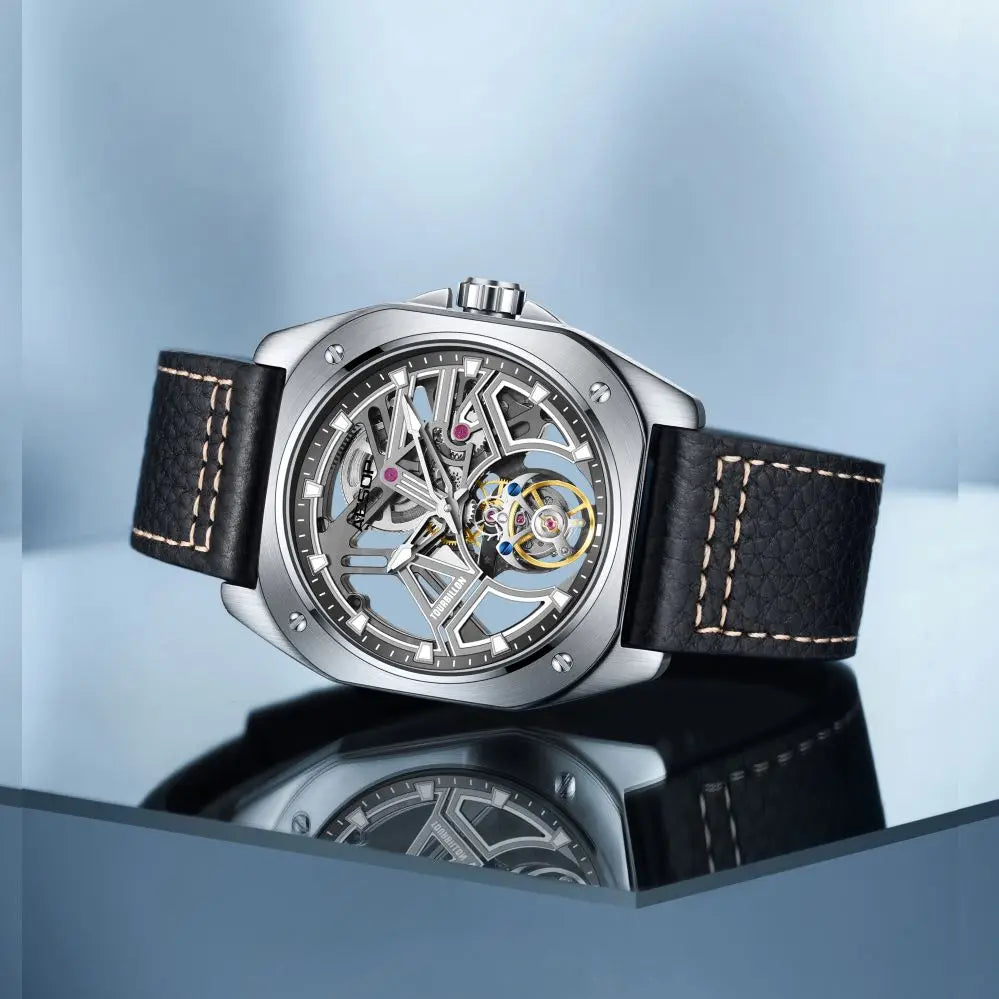Montre Homme Tourbillon Squelette Aesop – CLEVI Paris