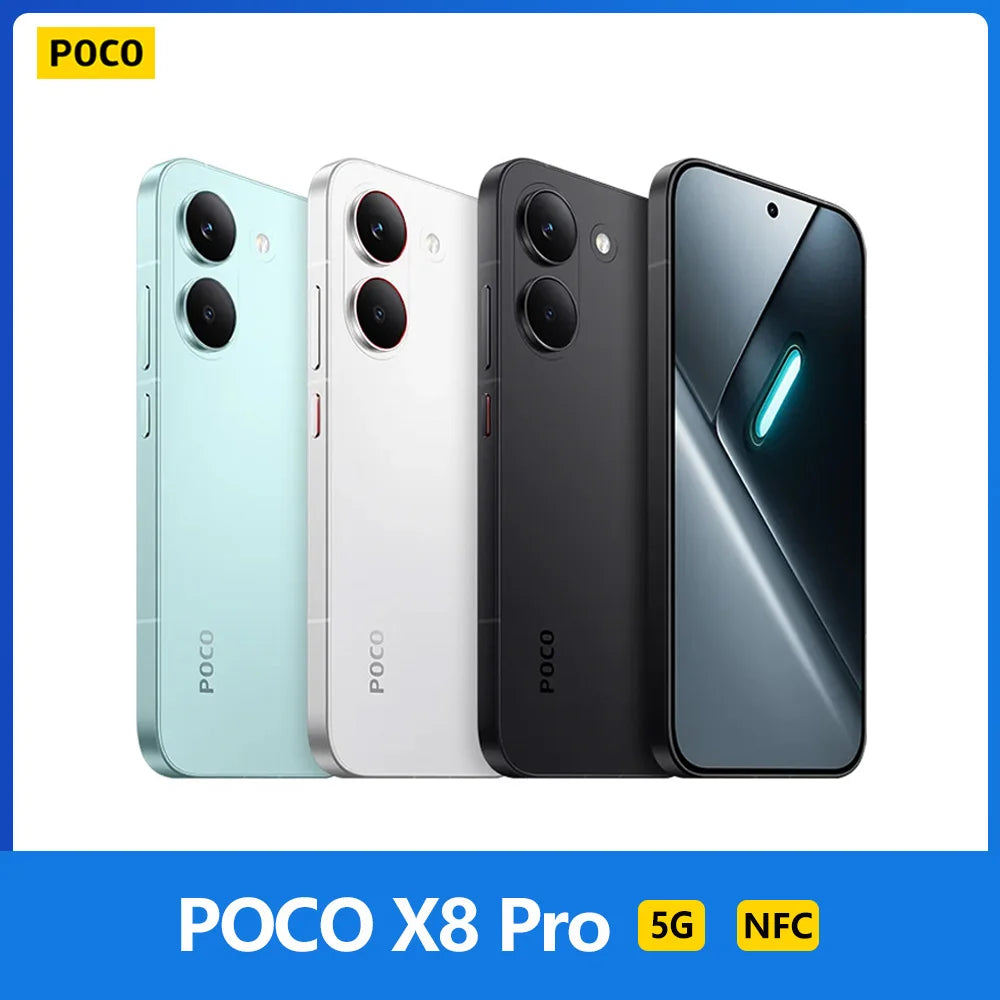 Smartphone POCO X8 Pro 5G 256/512 Go – CLEVI Paris