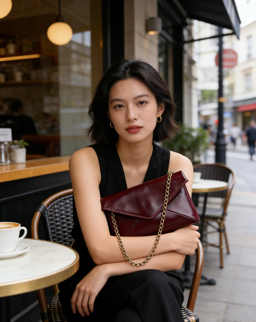 Sac Cabas Femme Cuir Véritable Multi-Compartiments – CLEVI Paris
