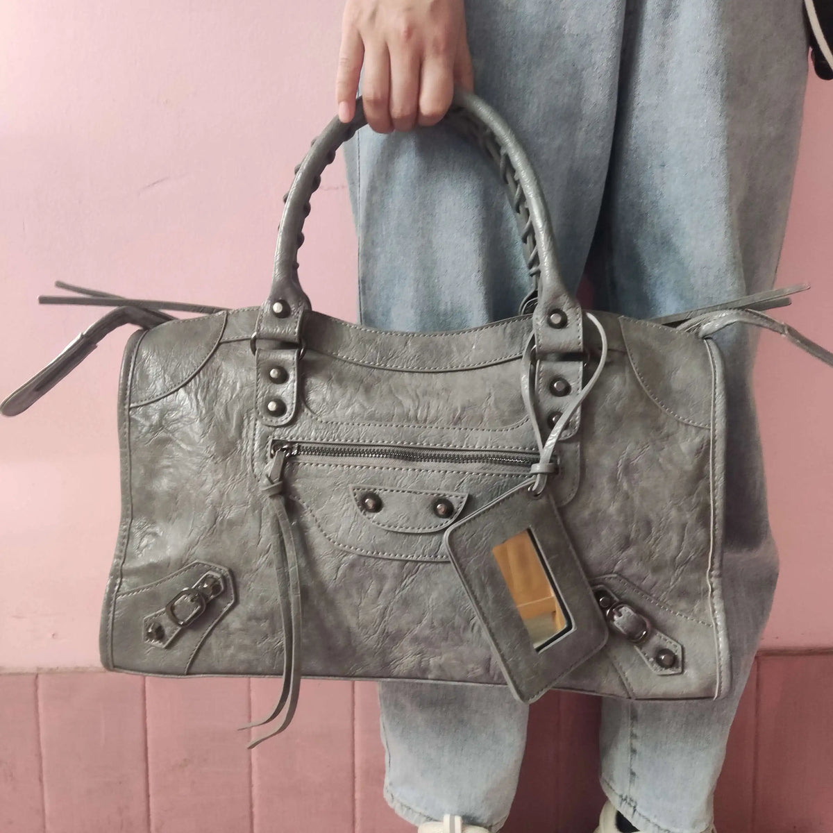 Sac À Main PU Grande Capacité Femme Style Vintage Automne – CLEVI Paris