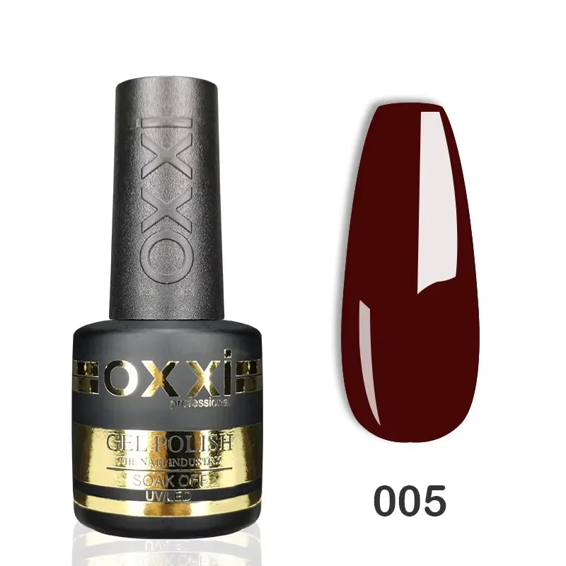 Vernis Gel Semi-Permanent OXXI 8ml – 60 Teintes UV/LED Longue Durée Nail Art Manucure – CLEVI Paris