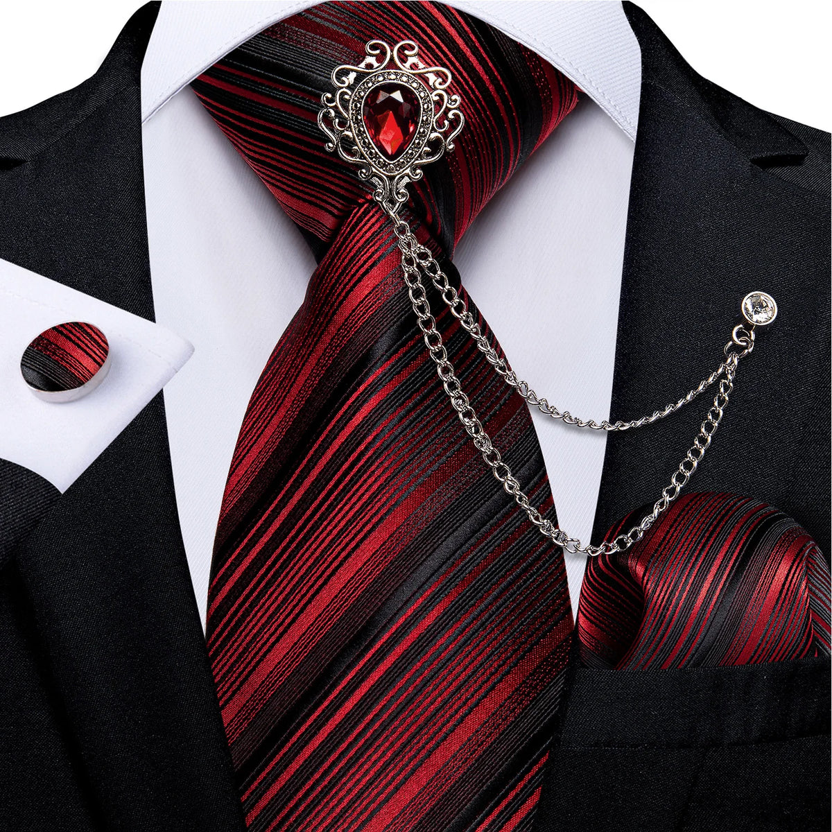 Coffret cravate homme, pochette et accessoires – CLEVI Paris