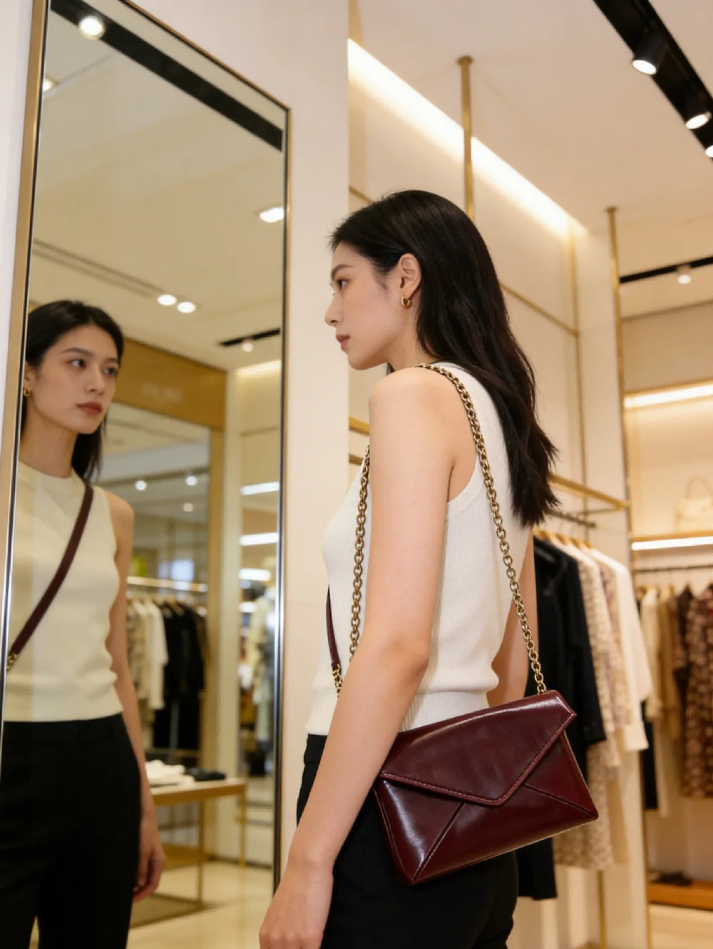 Sac Cabas Femme Cuir Véritable Multi-Compartiments – CLEVI Paris
