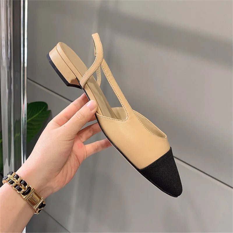 Chaussures femme à bout rond en microfibre – CLEVI Paris