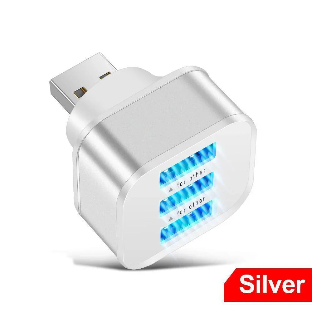 Hub USB 3 Ports Mini Portable – CLEVI Paris