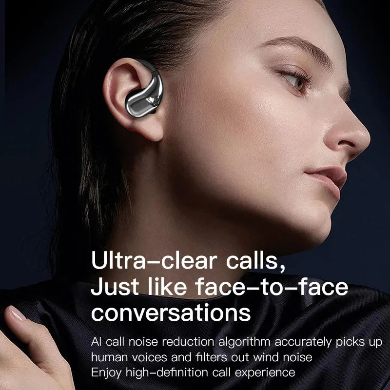 Écouteurs Open-Ear KEBIDUMEI BT 5.4 LED Tactile HiFi – CLEVI Paris