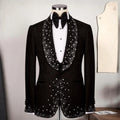 Costume smoking homme noir 2 pièces – CLEVI Paris