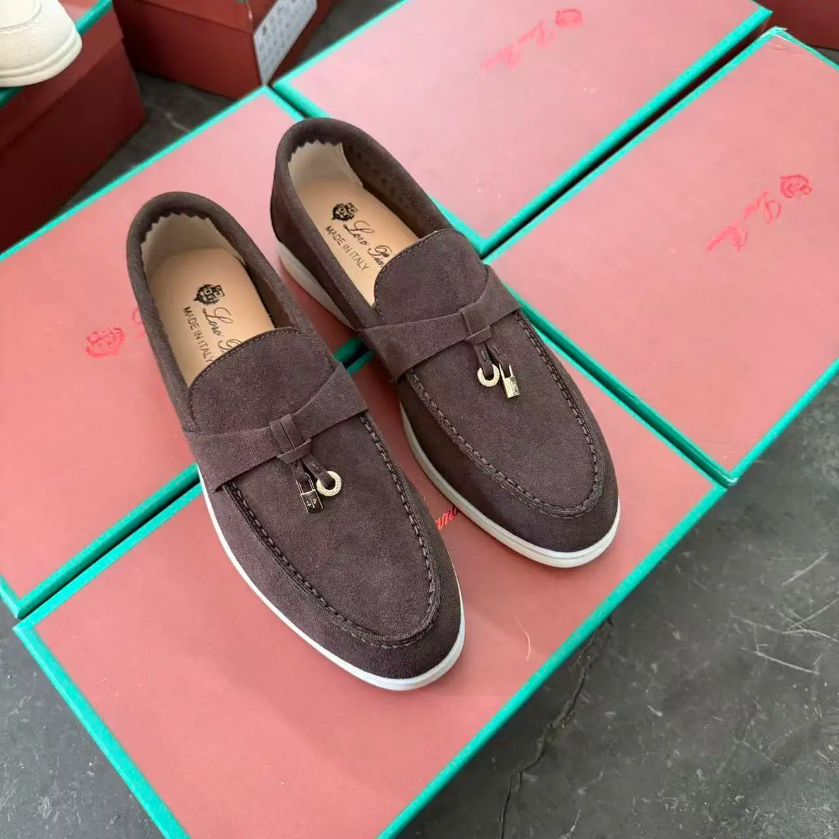 Mocassins homme en suédine – CLEVI Paris