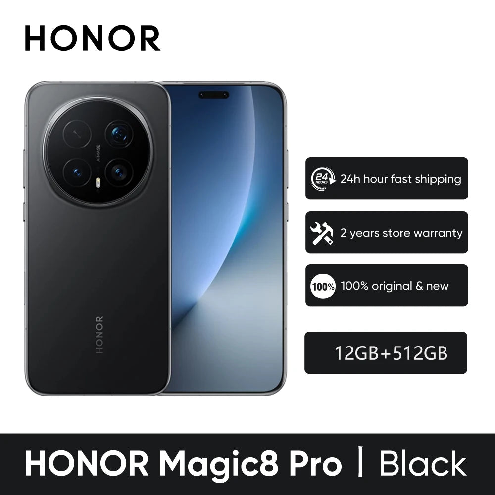 Smartphone HONOR Magic8 Pro 5G OLED – CLEVI Paris