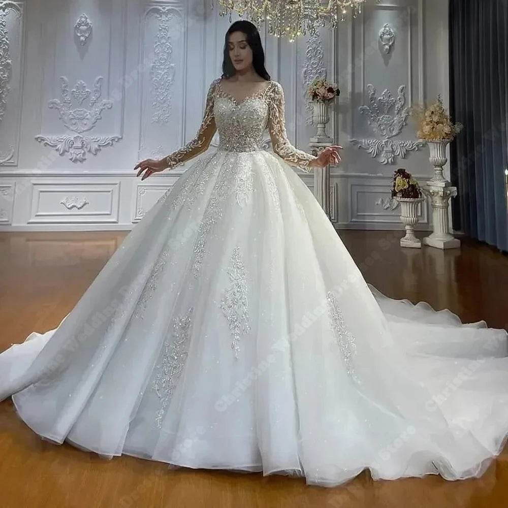 Robe de mariée bohème en tulle – CLEVI Paris