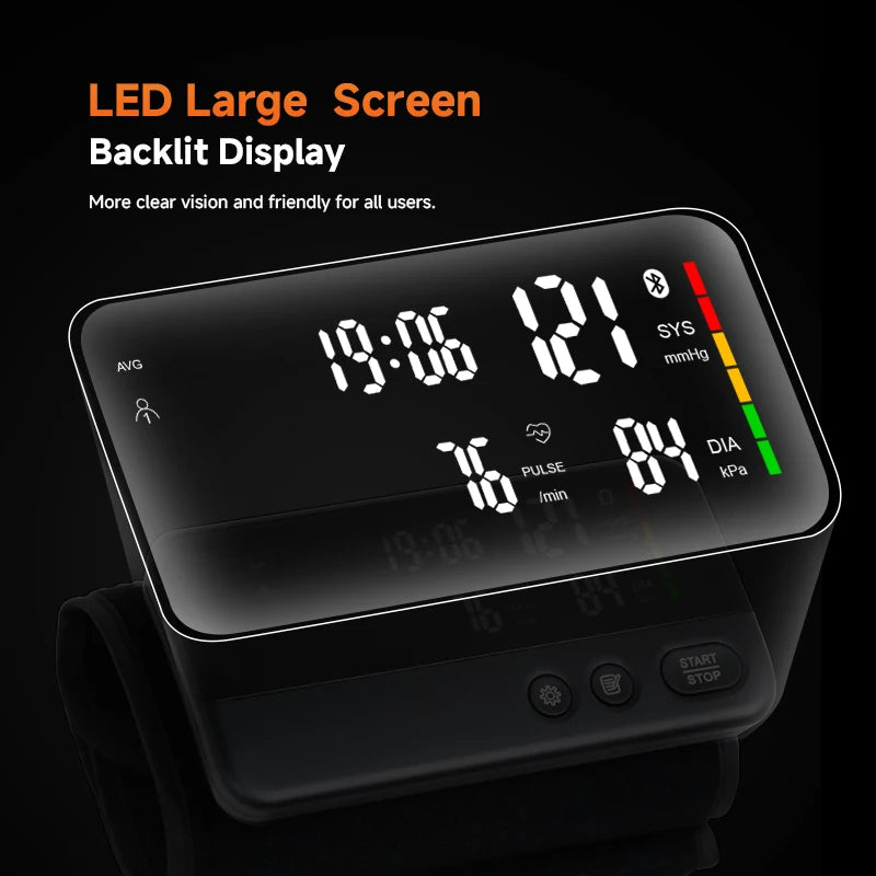 Tensiomètre Bras Bluetooth Rechargeable Appli Mobile Grand Brassard – CLEVI Paris