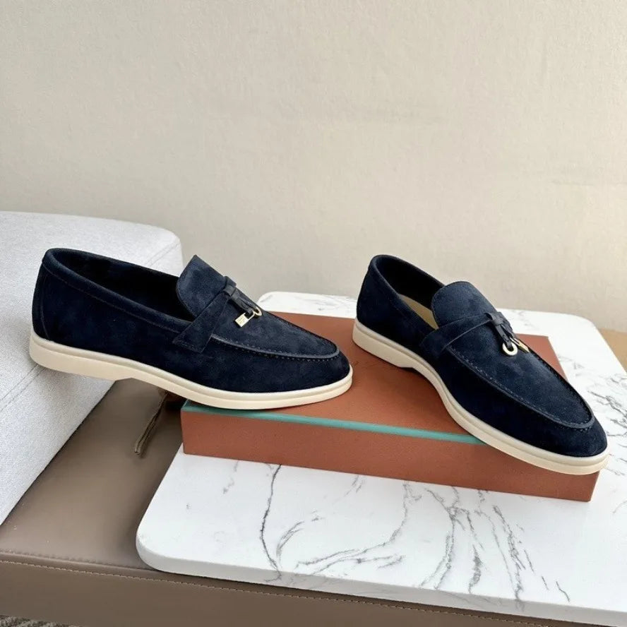 Mocassins unisexes en microfibre – CLEVI Paris