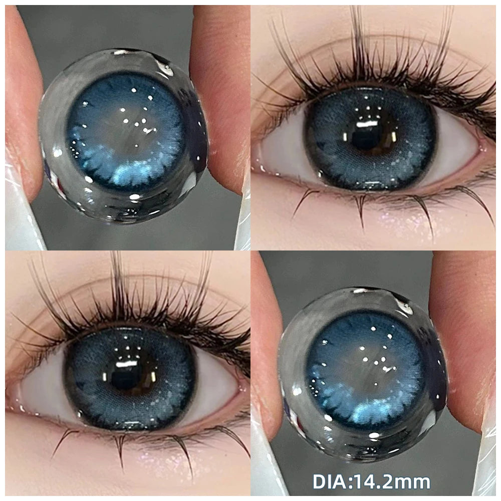 Lentilles de Contact Colorées OVOLOOK avec Correction – 9 Teintes, Myopie 0 à -8.00