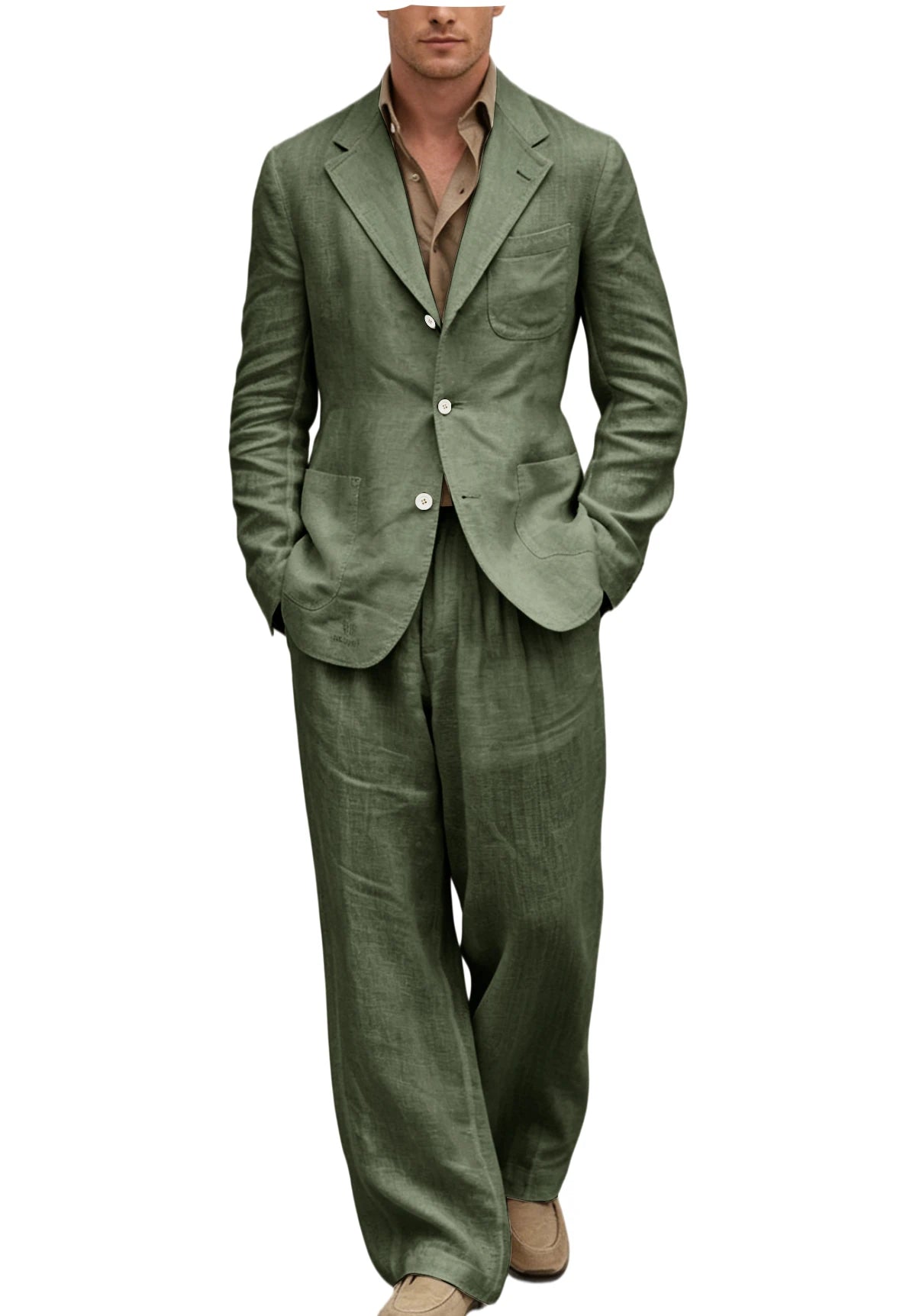 Costume Homme 2 Pièces en Lin – CLEVI Paris