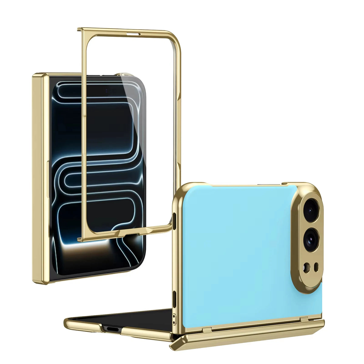 Coque iPhone Duo à charnière renforcée – CLEVI Paris