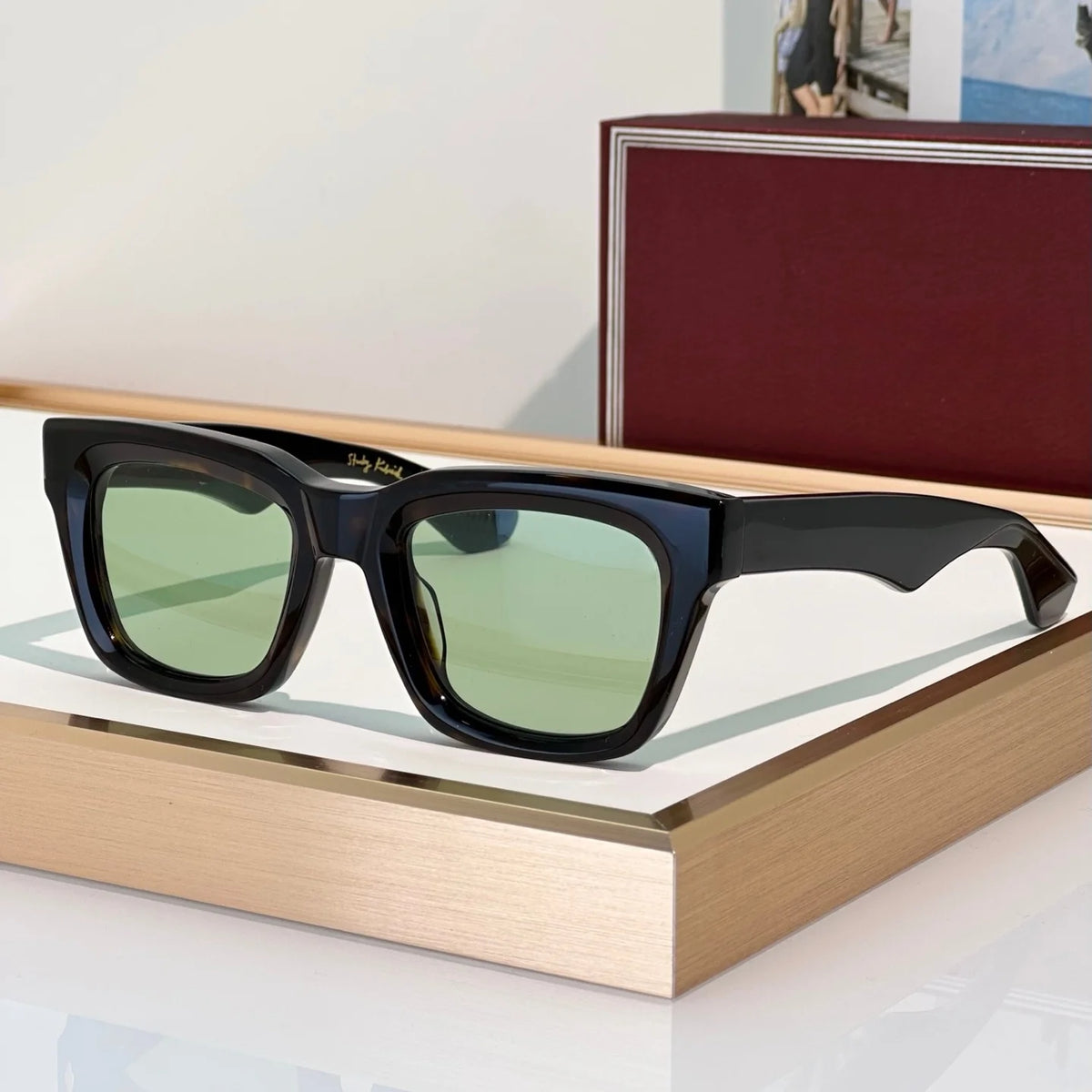Lunettes de Soleil Carrées Acétate Unisexe UV400 Torrance – CLEVI Paris