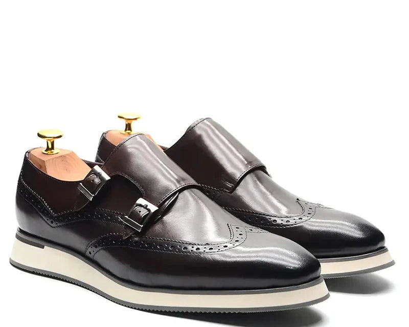 Chaussures Cuir Véritable Moine Homme – CLEVI Paris