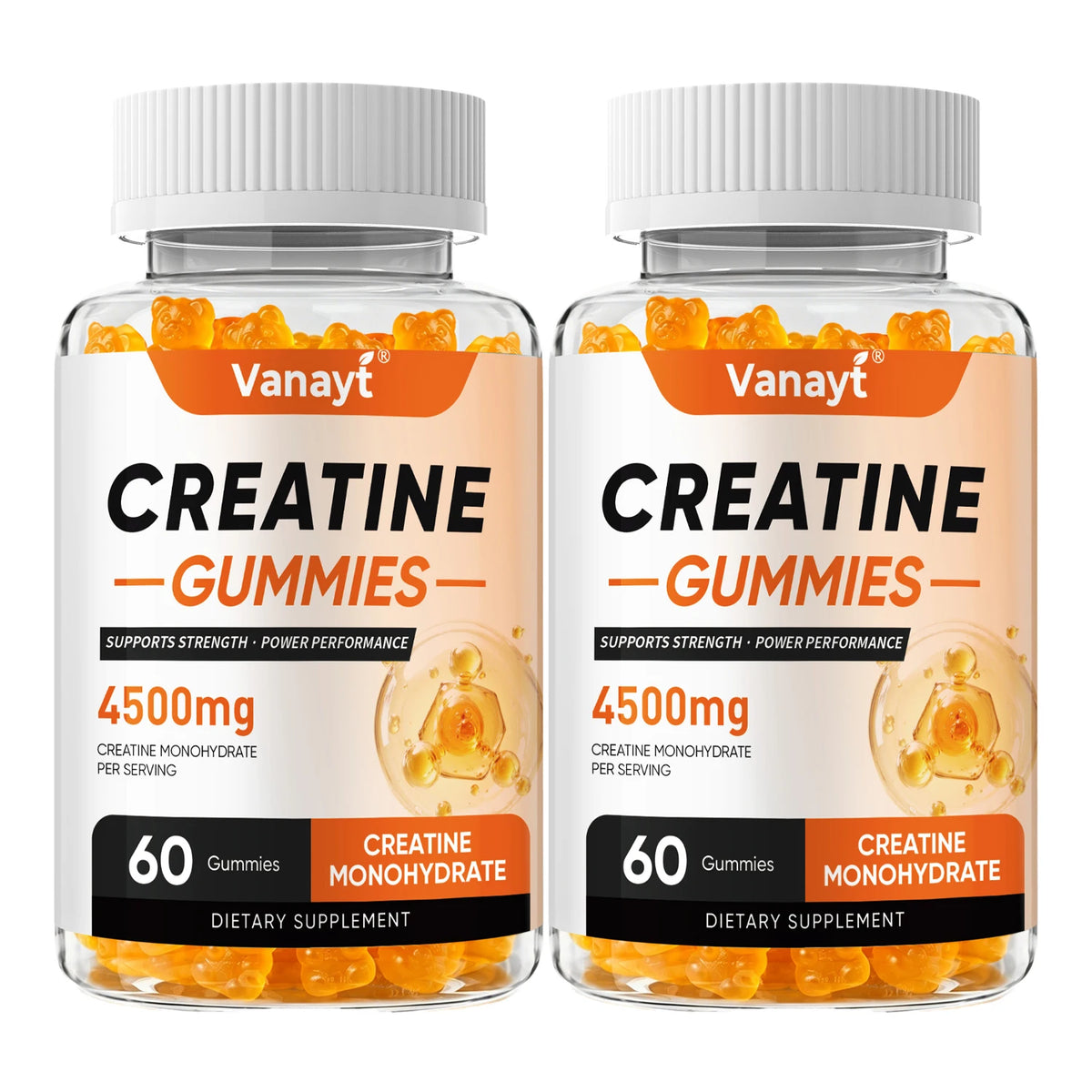 Créatine monohydrate, 60 gommes – CLEVI Paris
