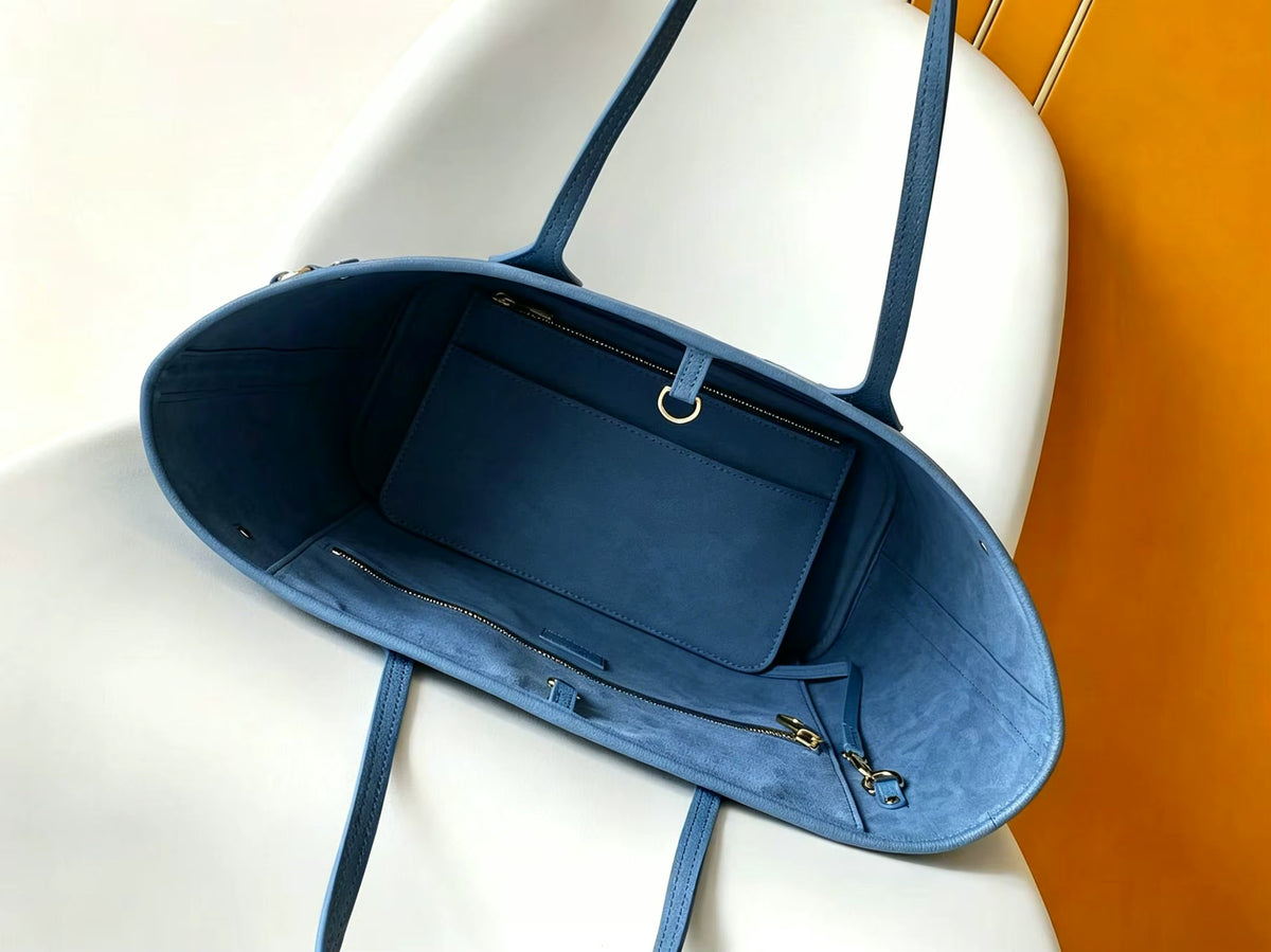 Sac fourre-tout femme en cuir véritable – CLEVI Paris