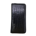 Portefeuille Long Homme Cuir Crocodile Véritable Motif Alligator – CLEVI Paris