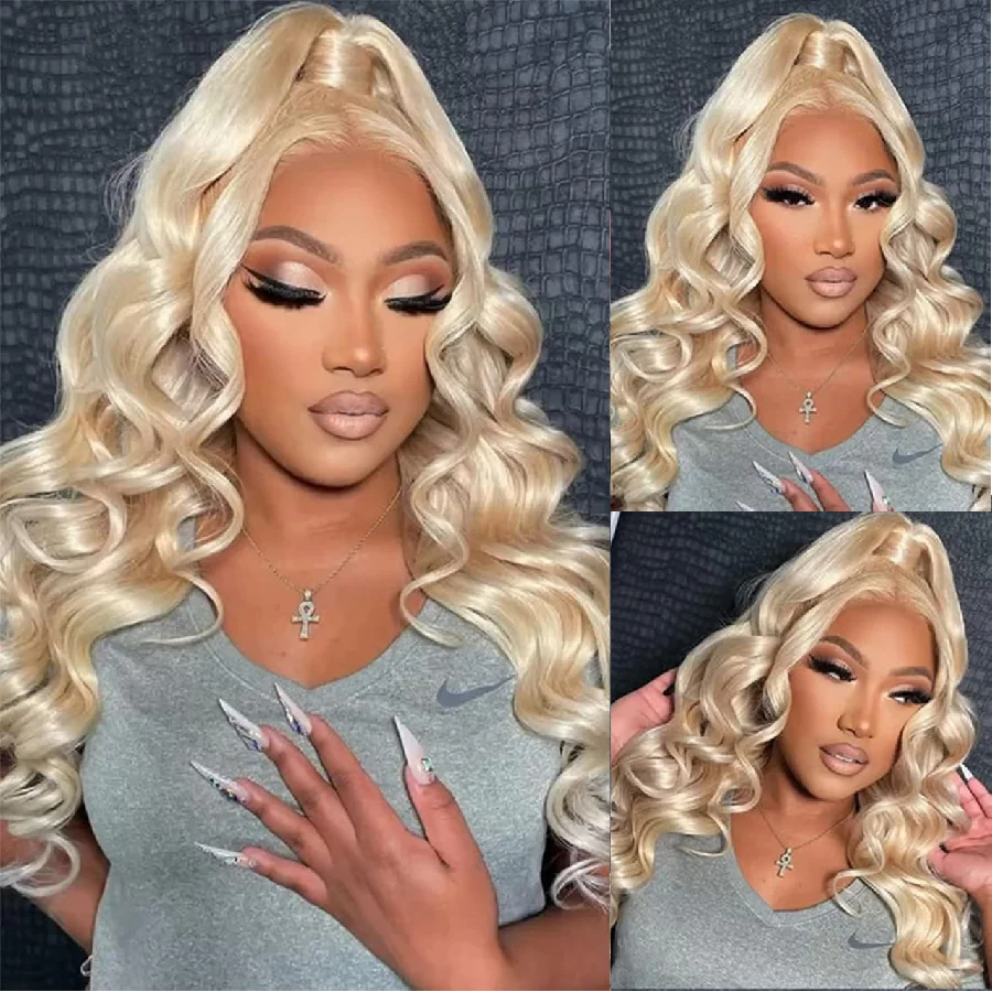 Perruque Lace Front Body Wave Blonde #613 Remy – CLEVI Paris