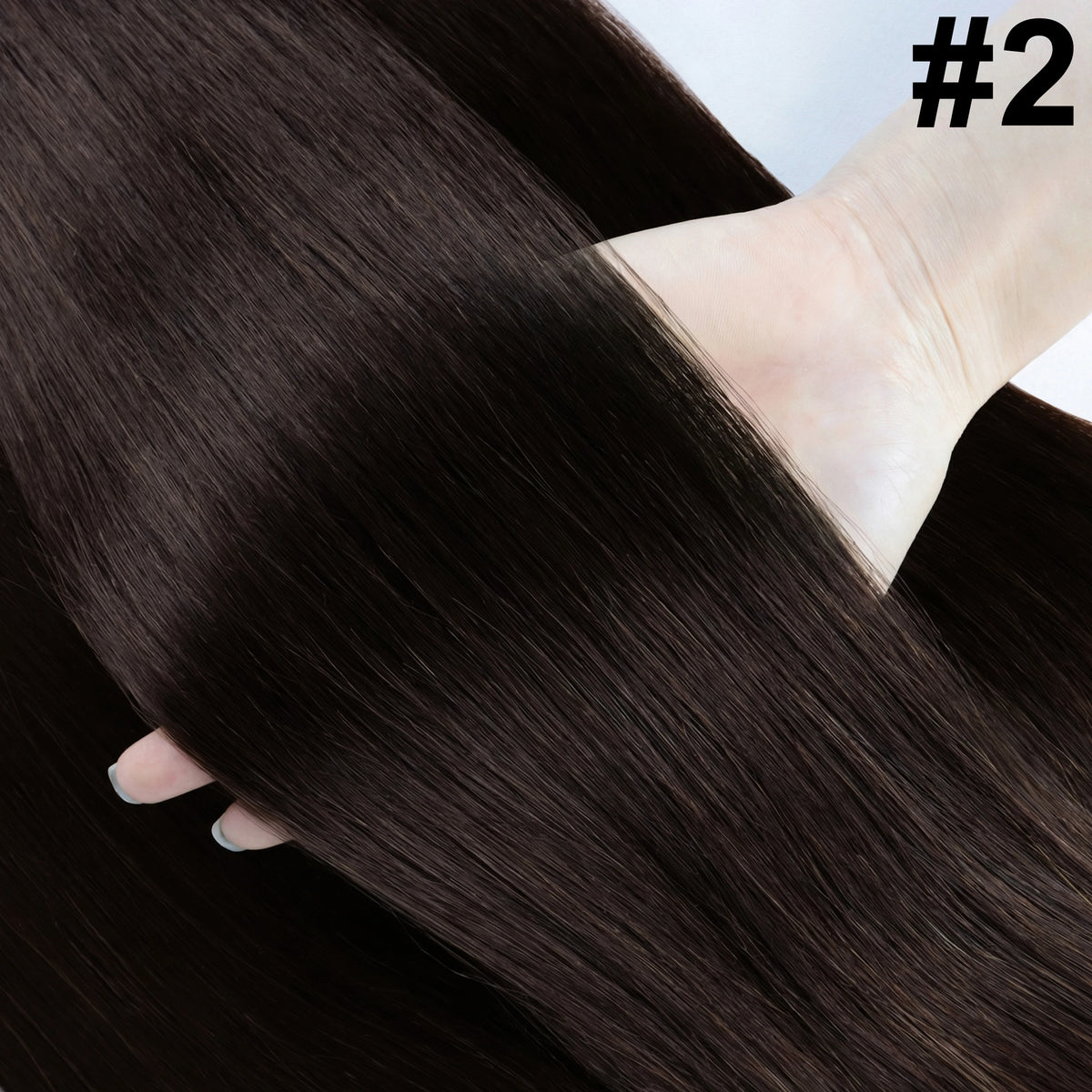 Extensions Cheveux Humains Clip-In Straight 8Pcs – CLEVI Paris