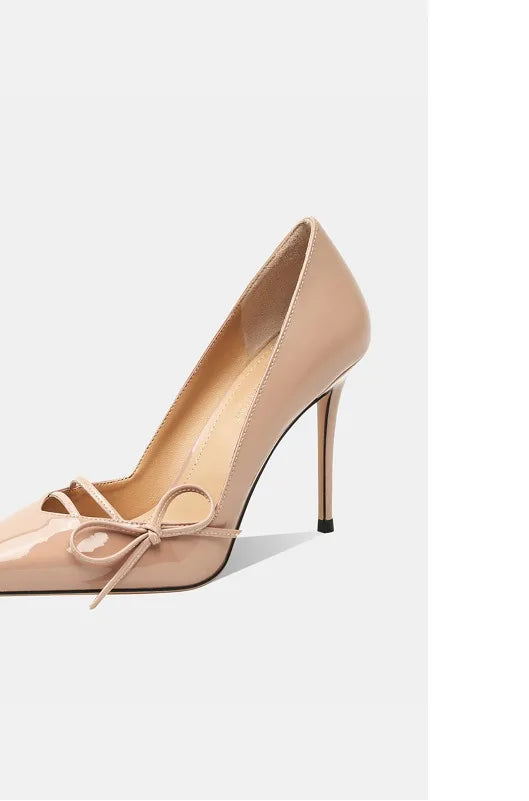 Escarpins slingback femme à nœud – CLEVI Paris