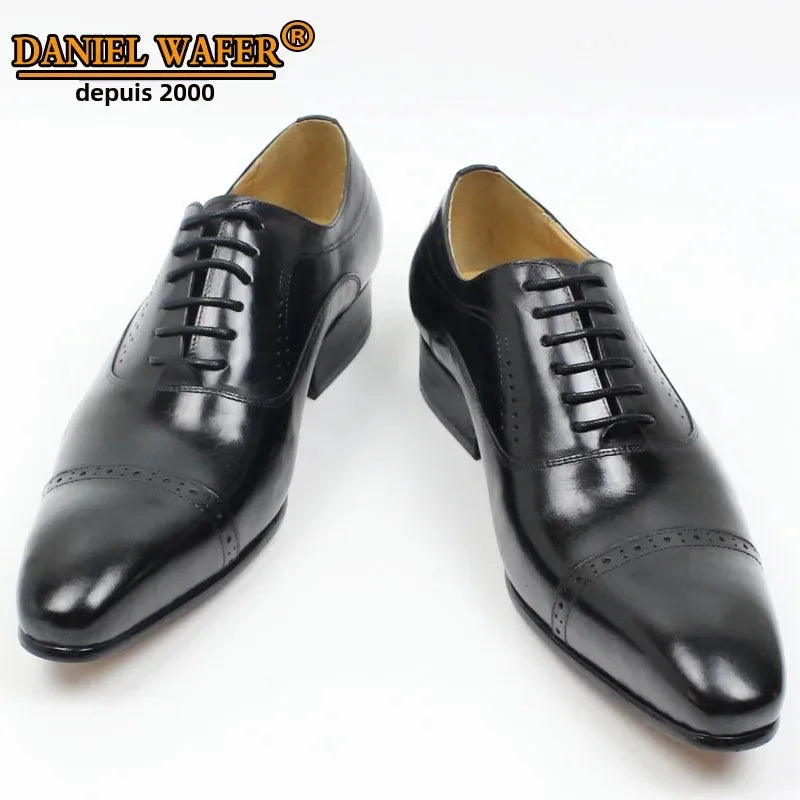 Chaussures Oxford en cuir à lacets – CLEVI Paris