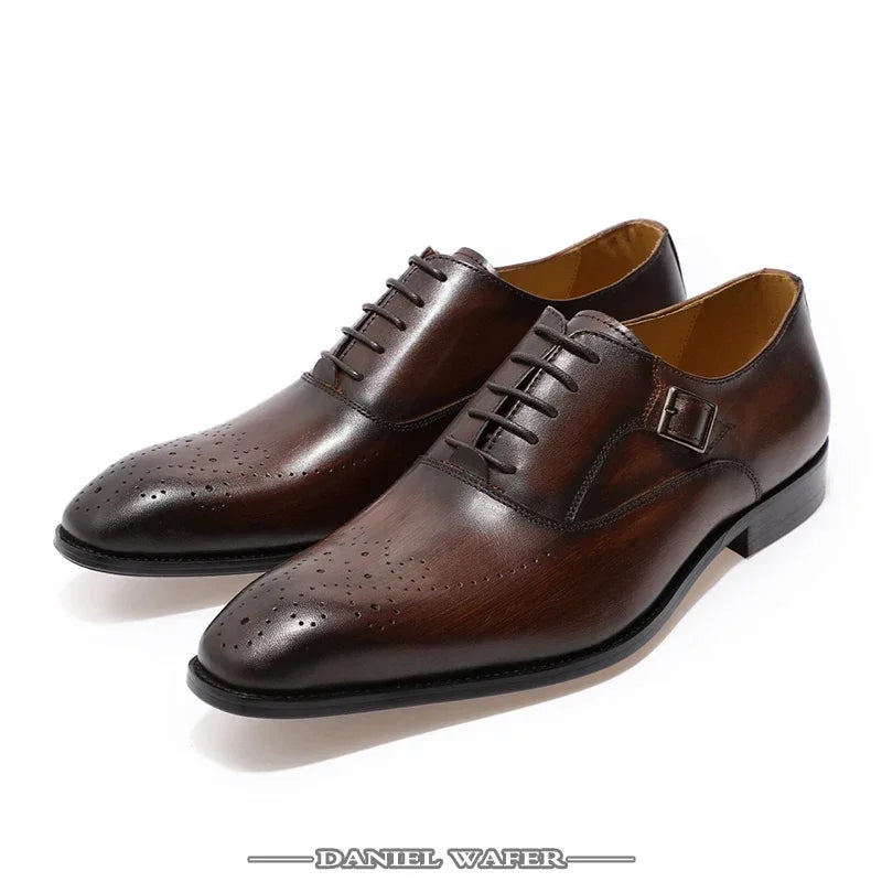 Chaussures Oxford en cuir à lacets – CLEVI Paris