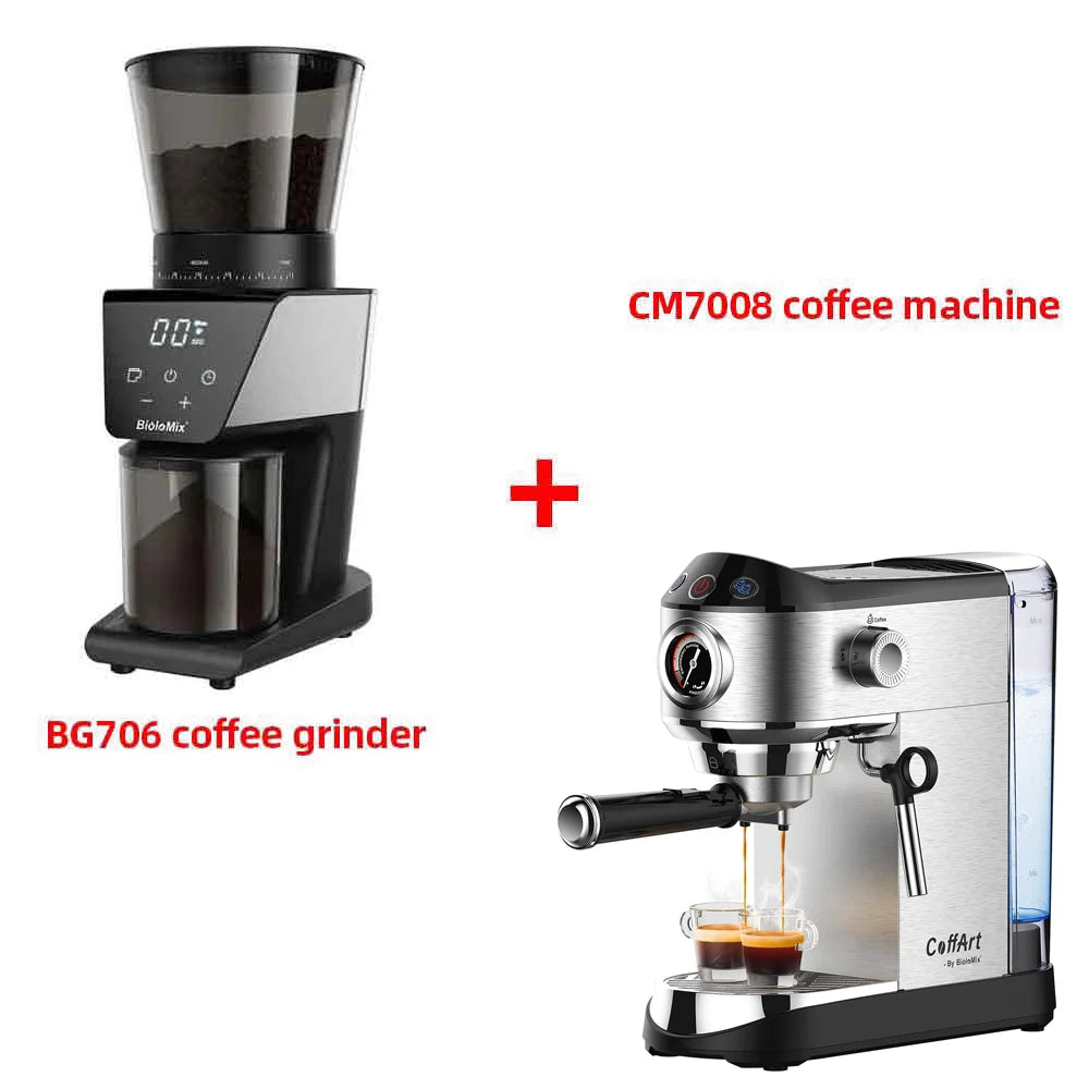 Machine expresso semi-automatique BioloMix 20 bars – CLEVI Paris