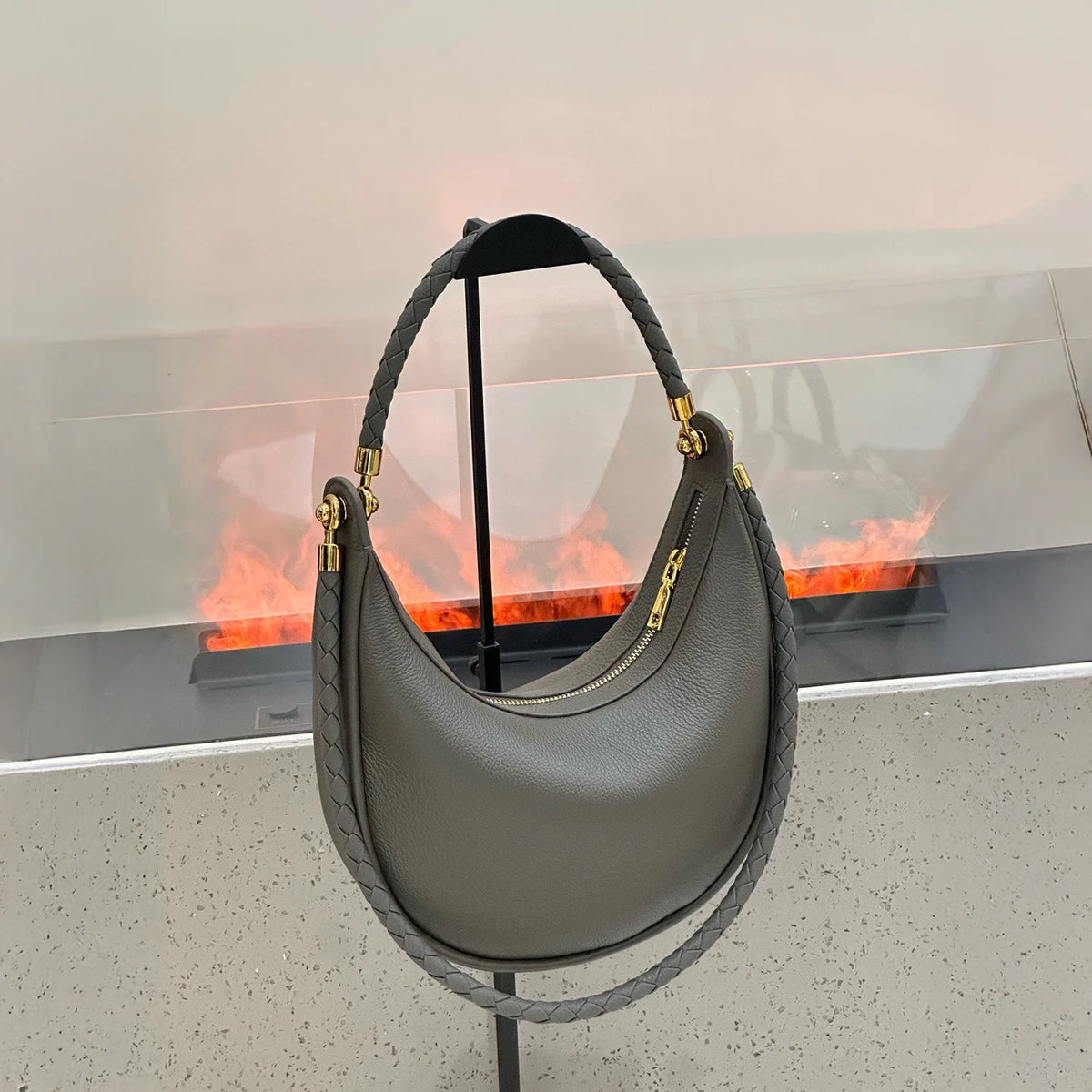 Sac bandoulière femme en cuir Mendy – CLEVI Paris