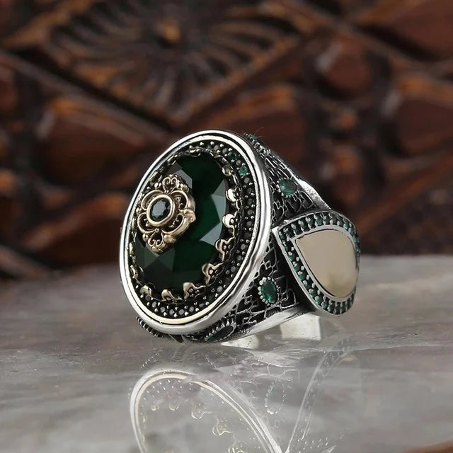 Bague Unisexe Zirconium Motif Géométrique – CLEVI Paris