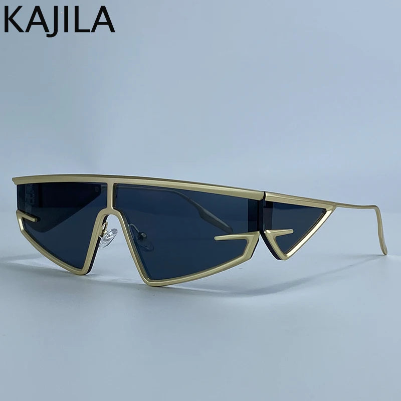 Lunettes de Soleil Shield Y2K Punk Steampunk Cyclisme UV400 Unisexe – CLEVI Paris