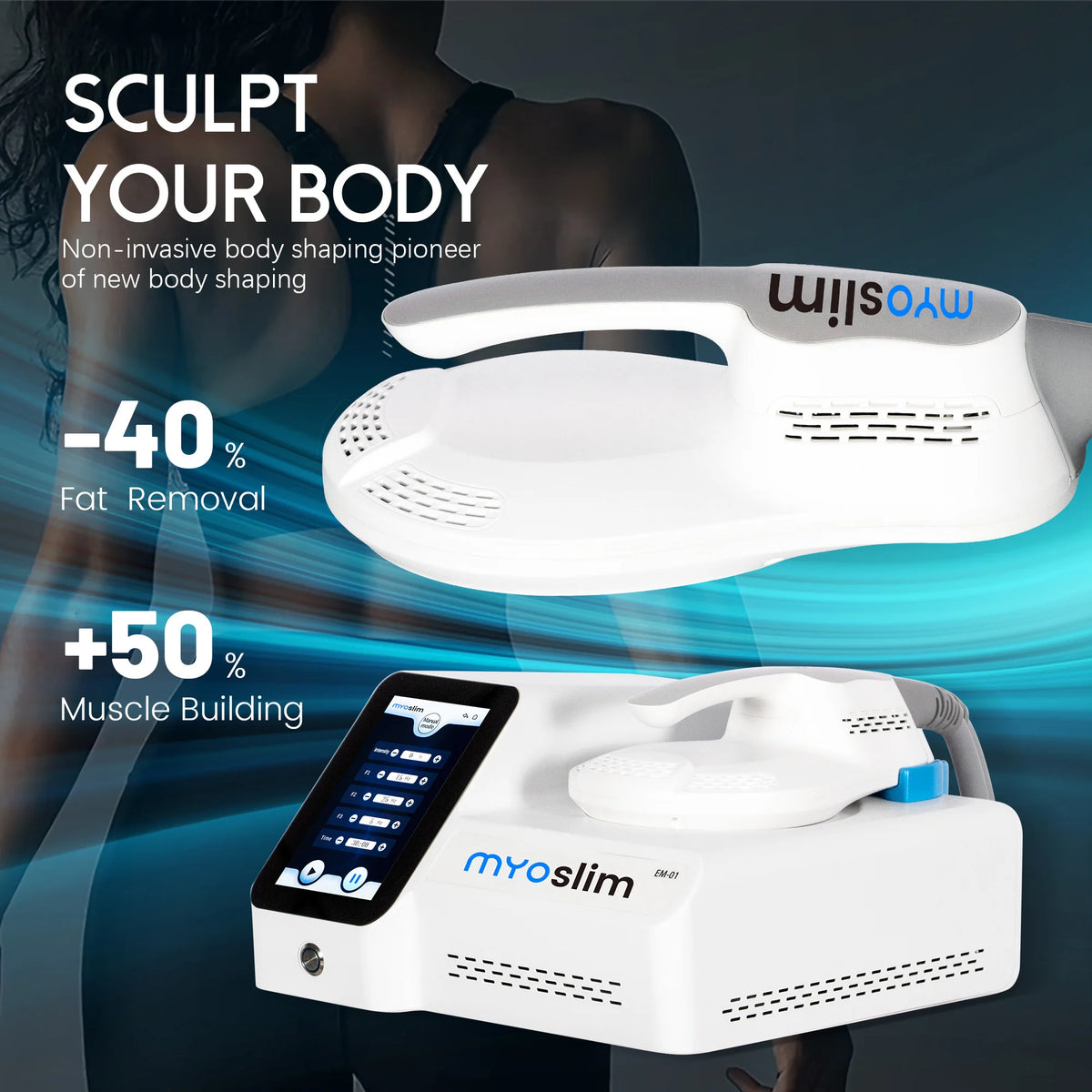Appareil RF et stimulateur musculaire – CLEVI Paris