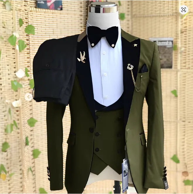 Costume homme 3 pièces à revers – CLEVI Paris